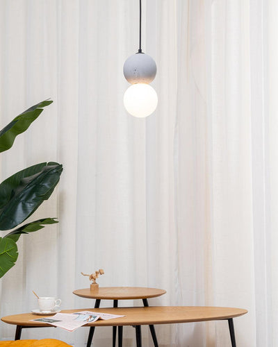 Joss Cement Minimalist Pendant Lamp