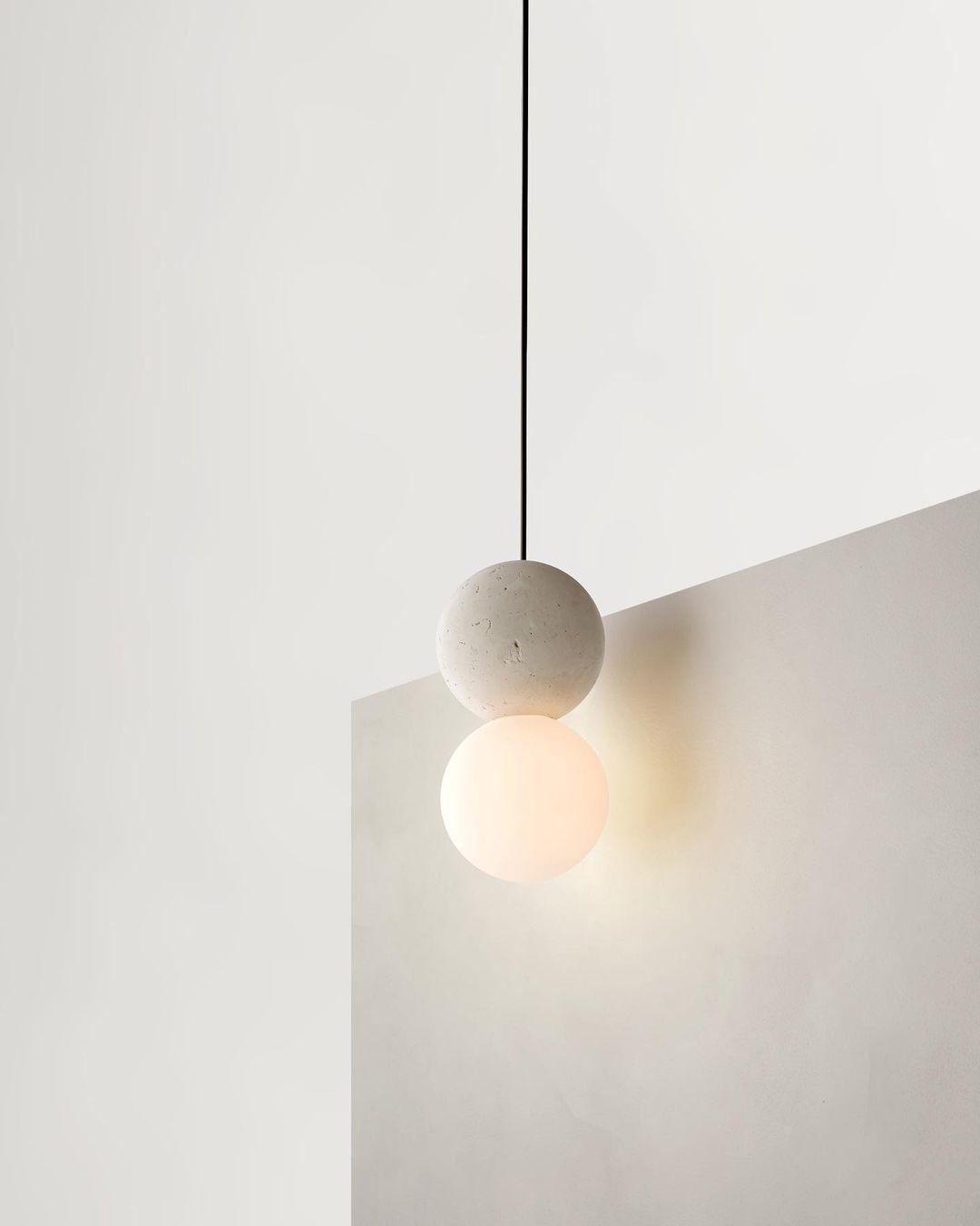 Joss Cement Minimalist Pendant Lamp