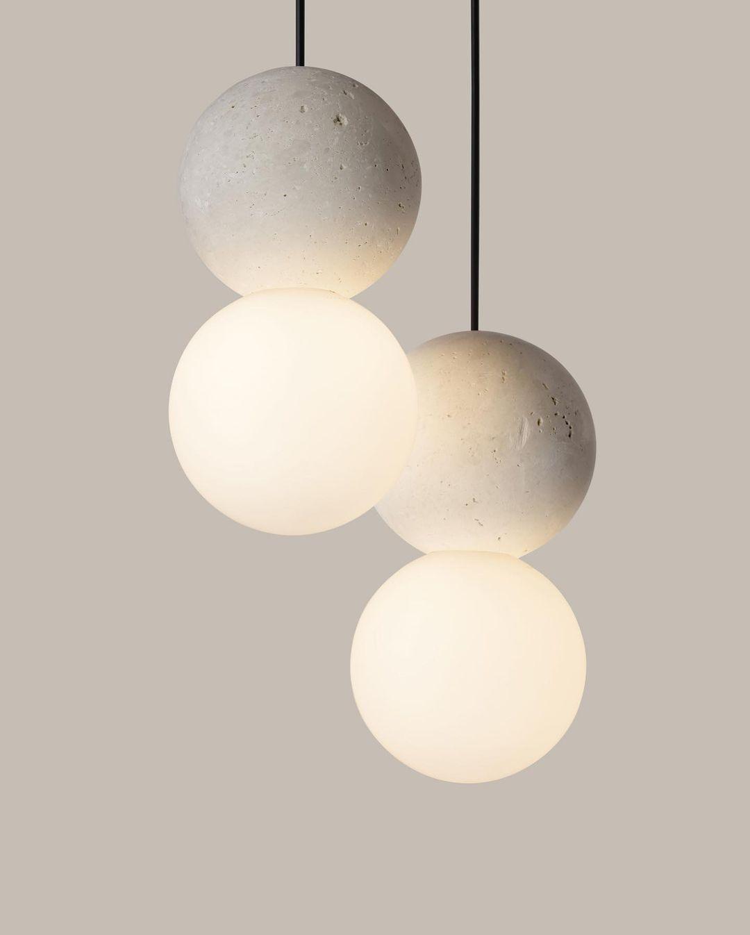 Joss Cement Minimalist Pendant Lamp