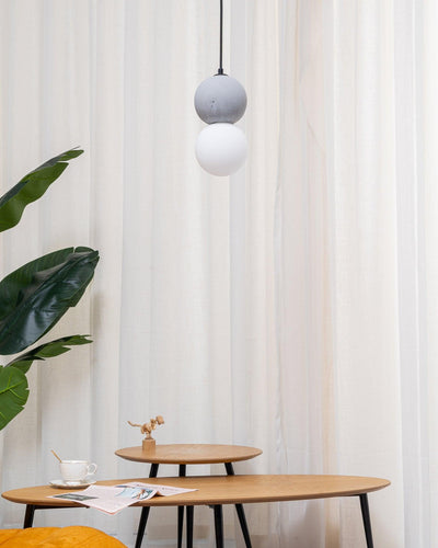 Joss Cement Minimalist Pendant Lamp