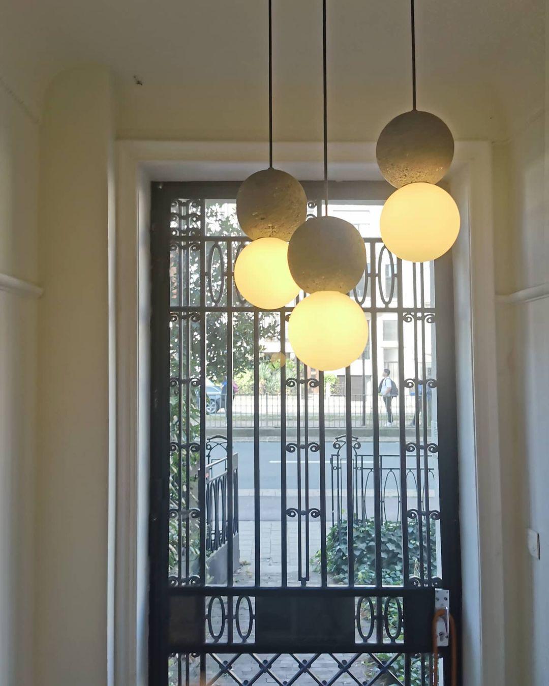 Joss Cement Minimalist Pendant Lamp