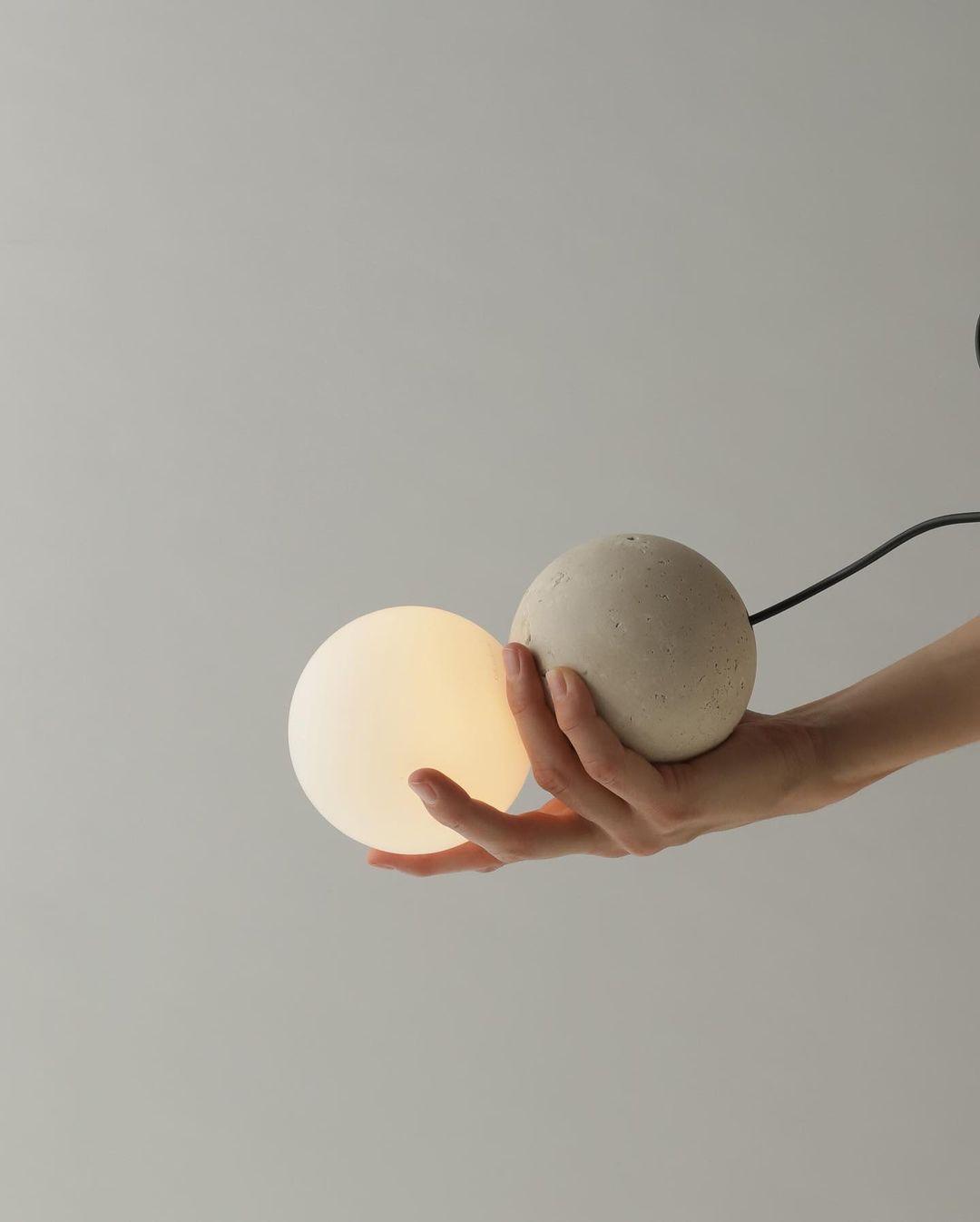 Joss Cement Minimalist Pendant Lamp