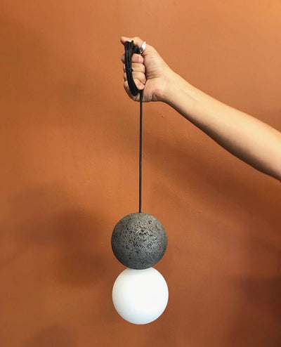 Joss Cement Minimalist Pendant Lamp