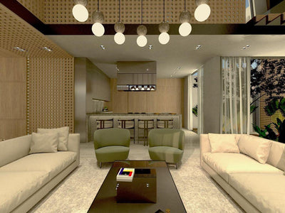 Joss Cement Minimalist Pendant Lamp