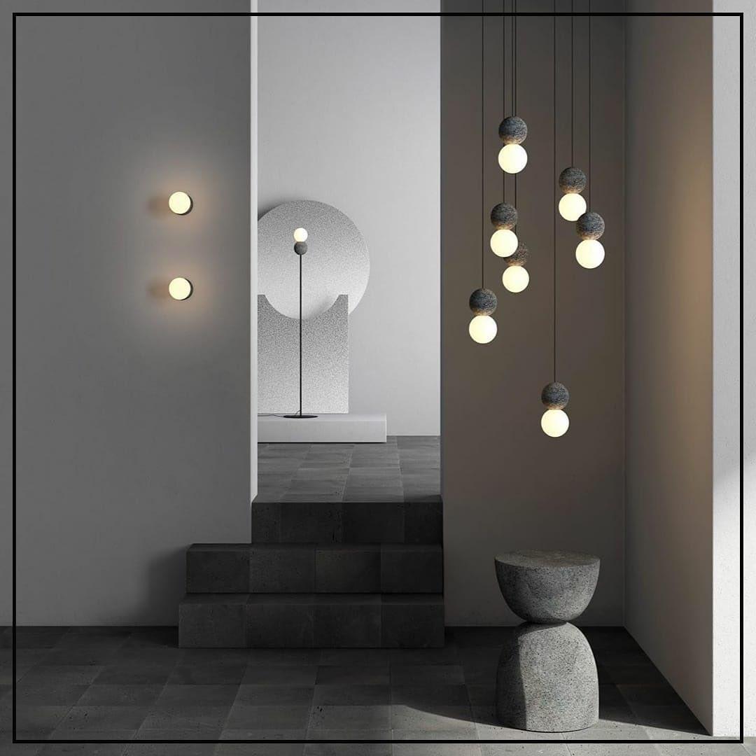 Joss Cement Minimalist Pendant Lamp