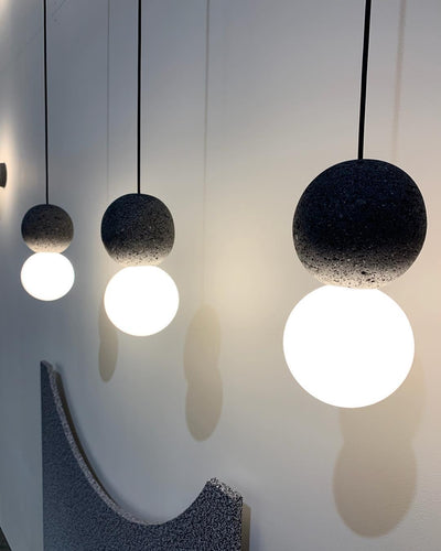 Joss Cement Minimalist Pendant Lamp