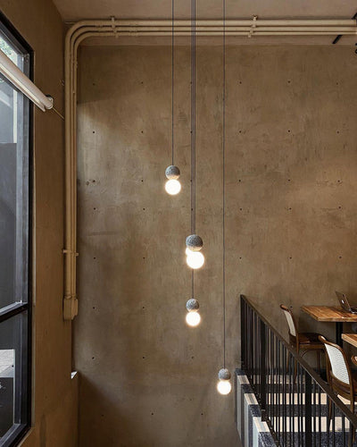 Joss Cement Minimalist Pendant Lamp