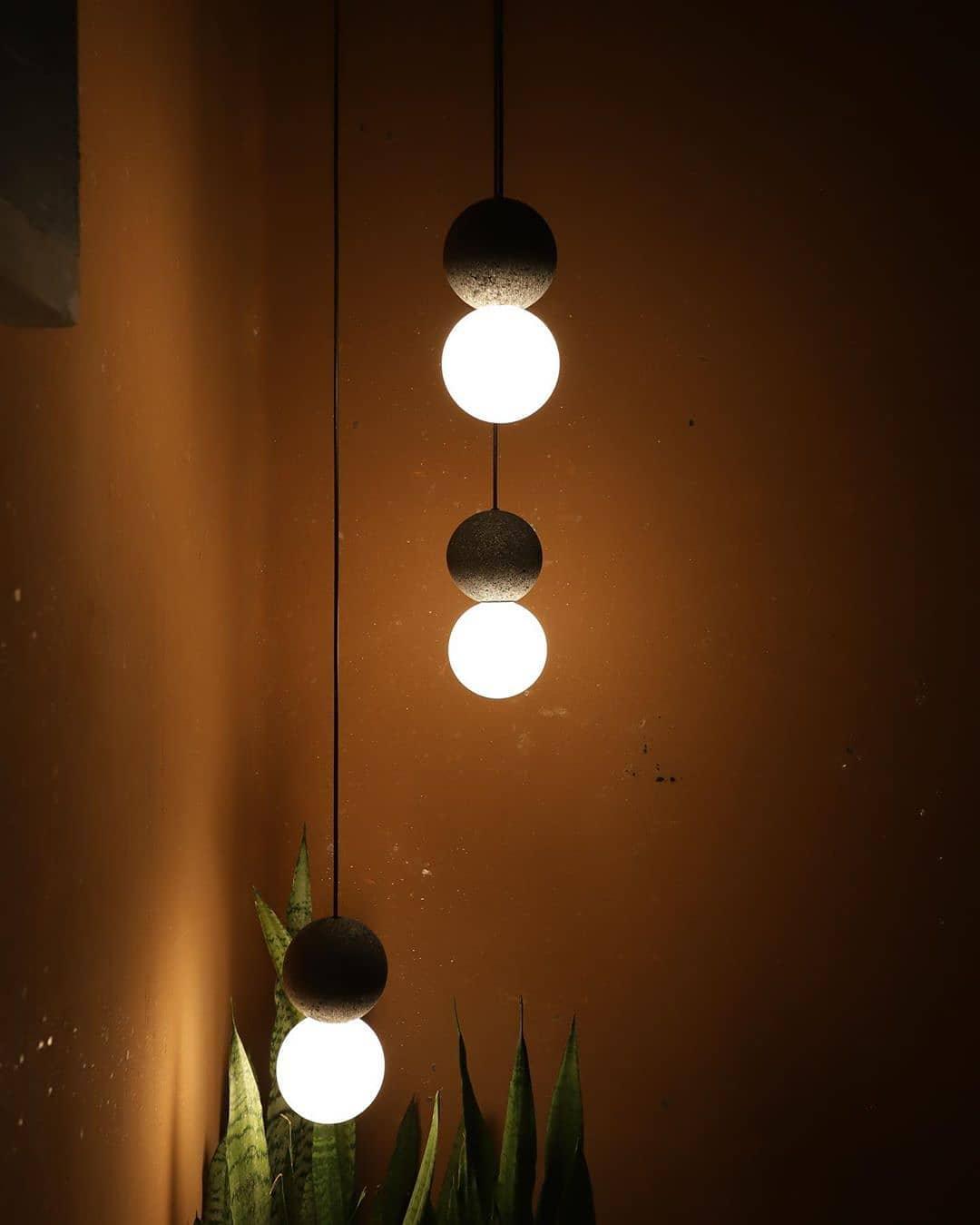 Joss Cement Minimalist Pendant Lamp