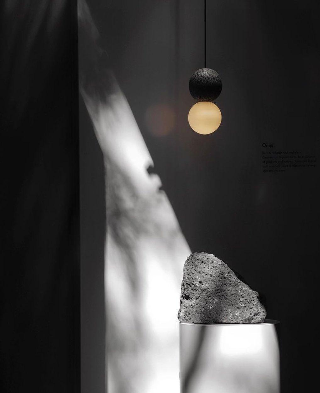 Joss Cement Minimalist Pendant Lamp