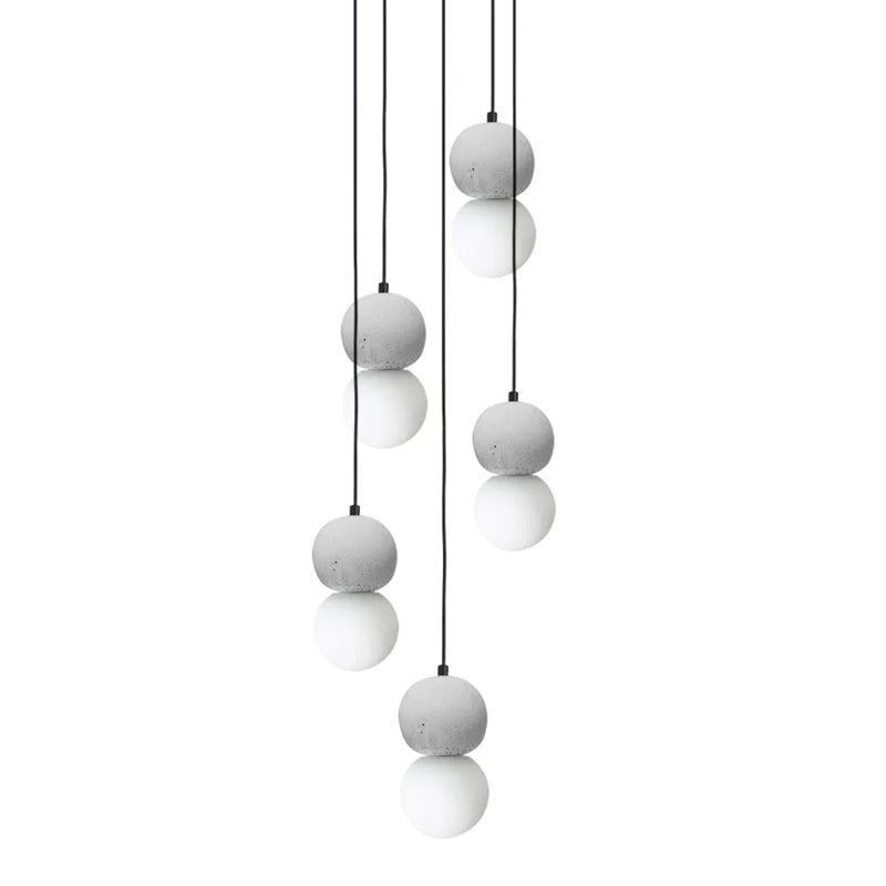 Joss Cement Minimalist Pendant Lamp