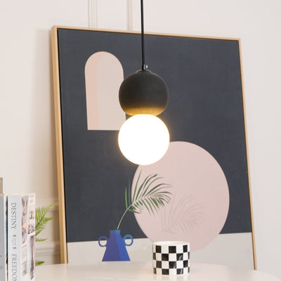 Joss Cement Minimalist Pendant Lamp