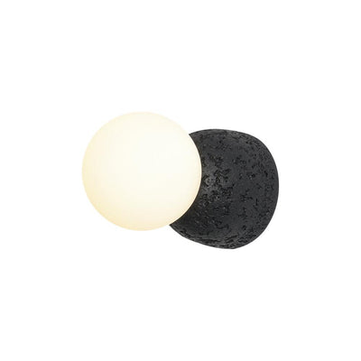 Eirinise Wall Lamp Concrete Opal Glass