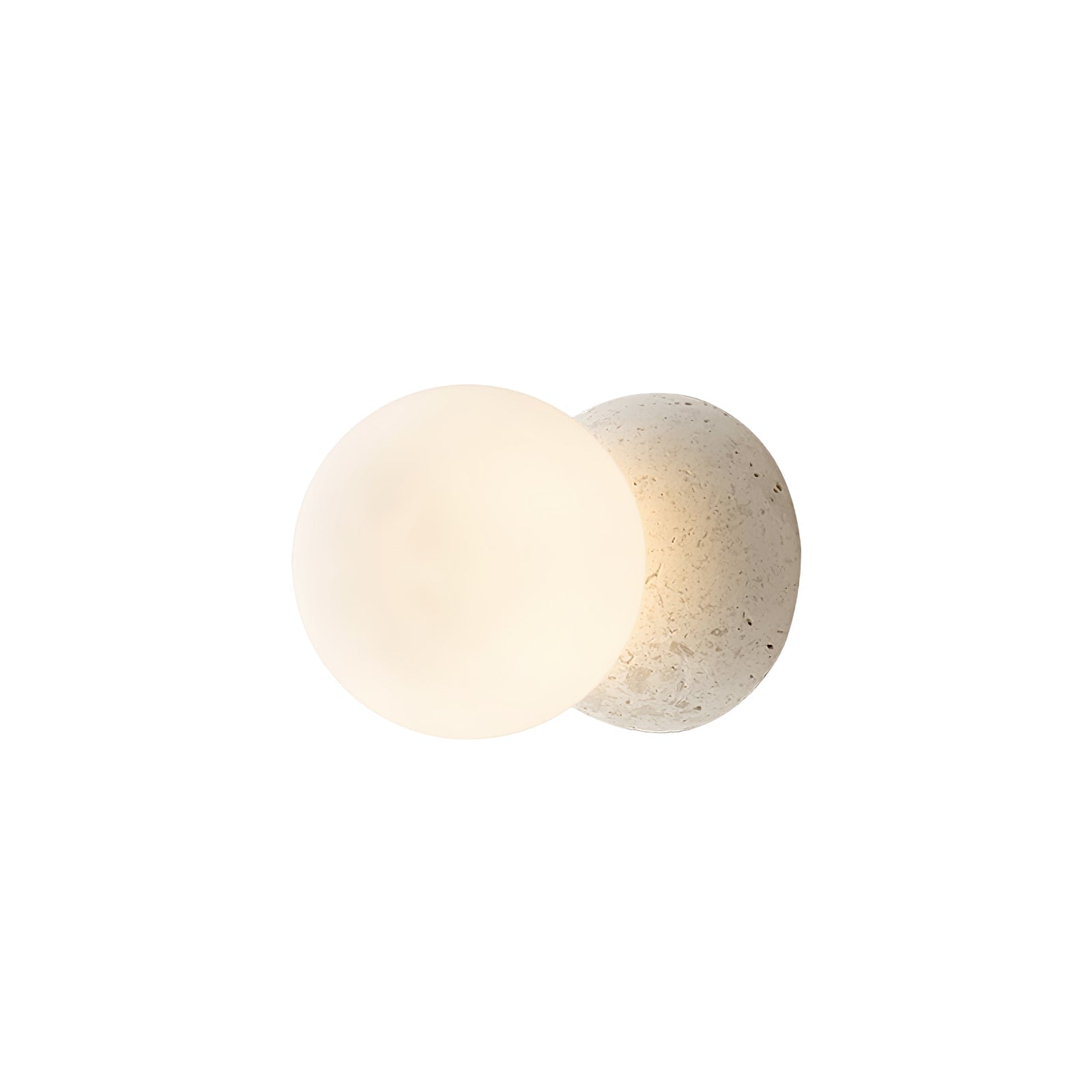 Eirinise Wall Lamp Concrete Opal Glass