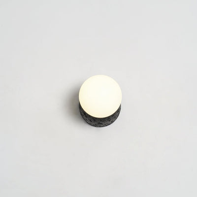 Eirinise Wall Lamp Concrete Opal Glass