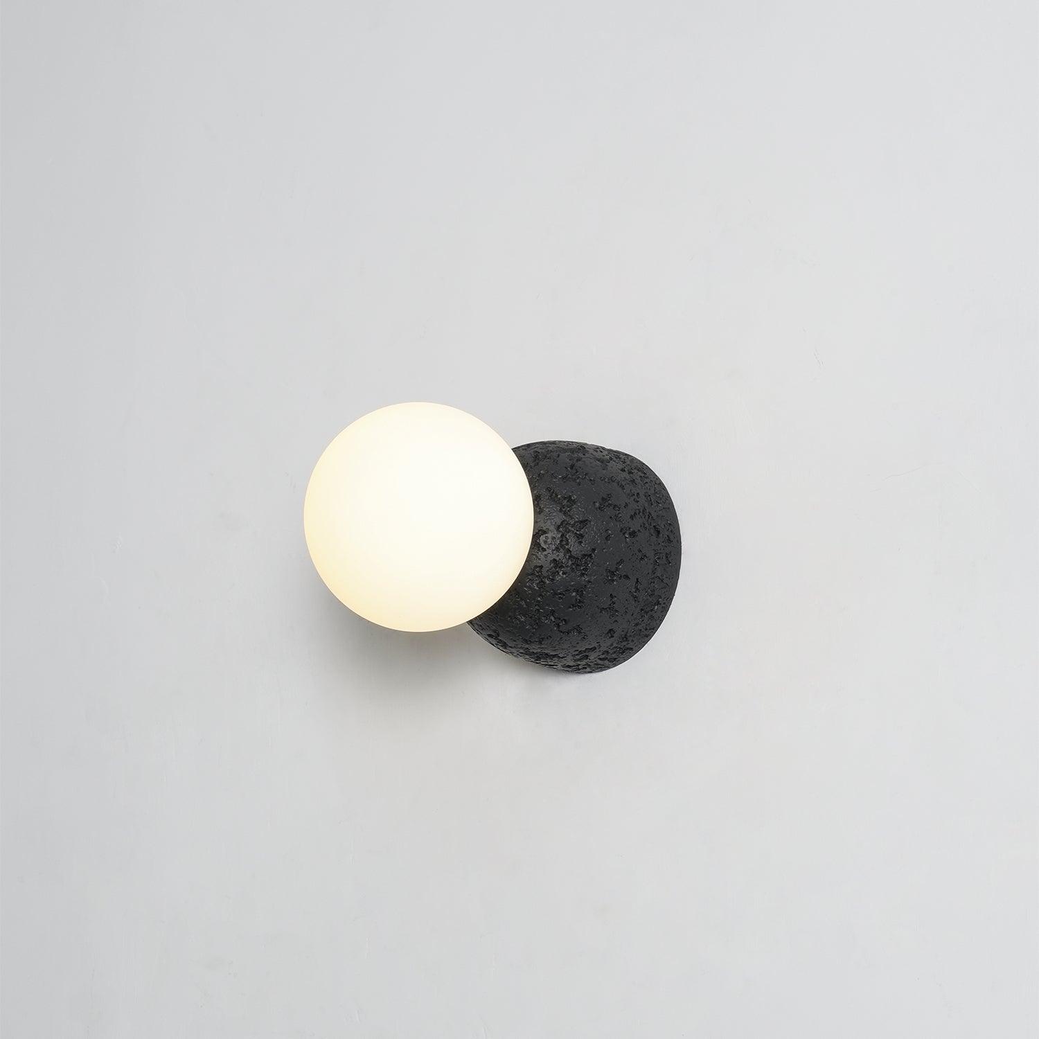 Eirinise Wall Lamp Concrete Opal Glass