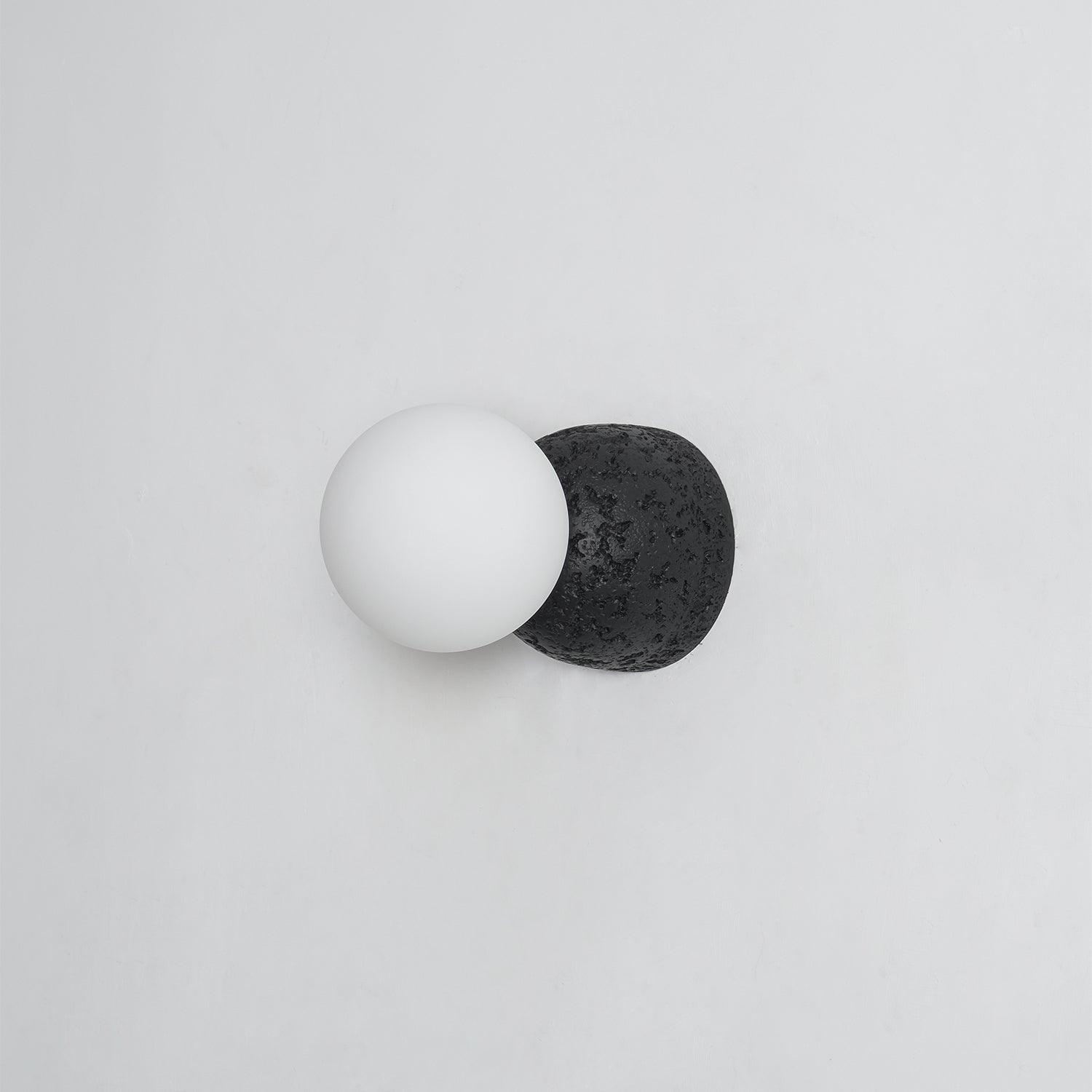 Eirinise Wall Lamp Concrete Opal Glass
