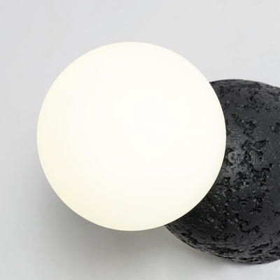 Eirinise Wall Lamp Concrete Opal Glass
