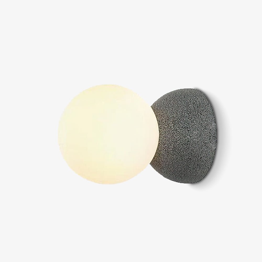 Eirinise Wall Lamp Concrete Opal Glass