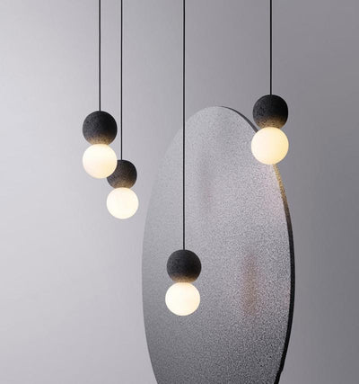 Joss Cement Minimalist Pendant Lamp