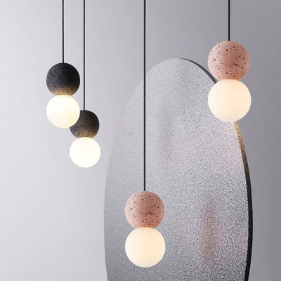 Joss Cement Minimalist Pendant Lamp