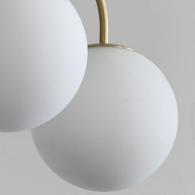 Solalissa Chandelier Orillia Brass Globe Modern