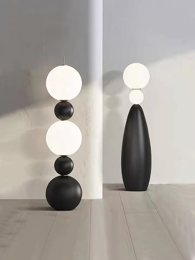 Ervynel Spherical Black Floor Lamp