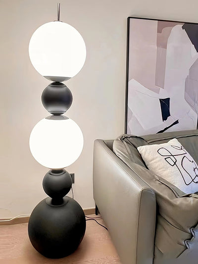 Ervynel Spherical Black Floor Lamp