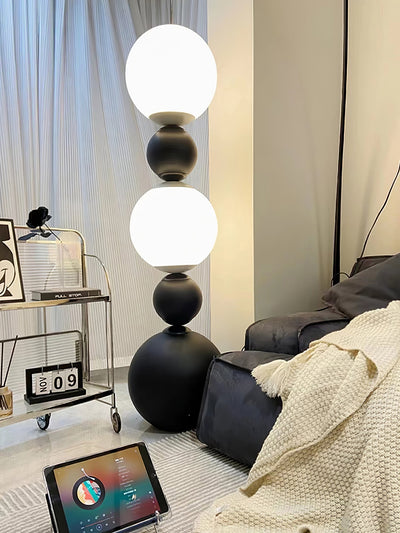Ervynel Spherical Black Floor Lamp