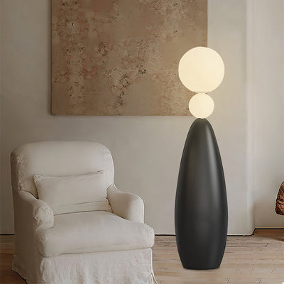 Ervynel Spherical Black Floor Lamp