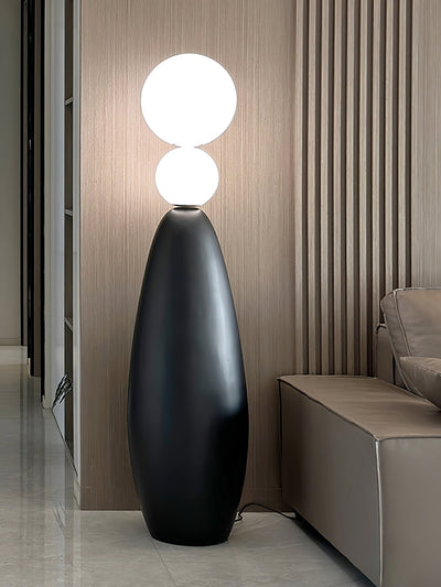 Ervynel Spherical Black Floor Lamp