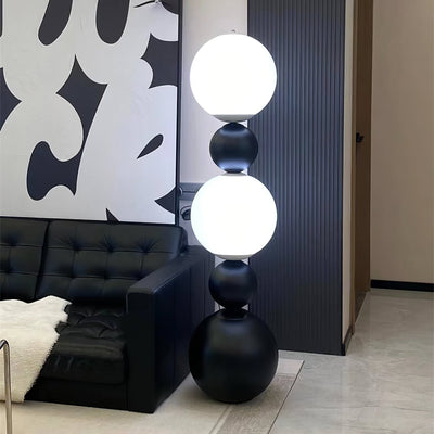 Ervynel Spherical Black Floor Lamp