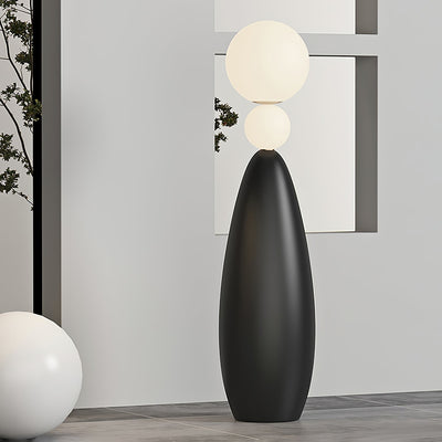 Ervynel Spherical Black Floor Lamp