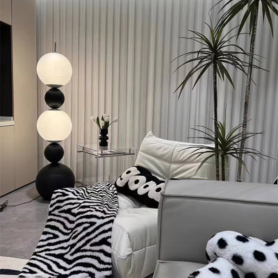 Ervynel Spherical Black Floor Lamp