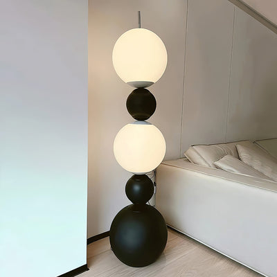 Ervynel Spherical Black Floor Lamp
