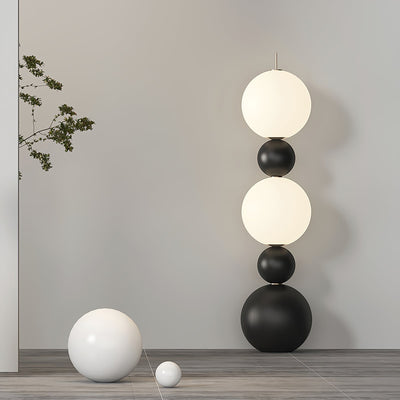 Ervynel Spherical Black Floor Lamp