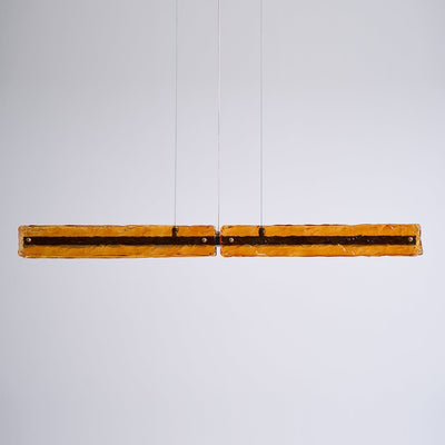 Avnorira Modern Minimalist Linear Island Glass Pendant Lamp