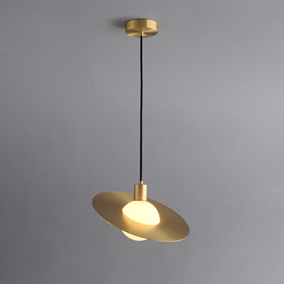 Orionis Premium Nordic Art Brass Glass Pendant Lamp