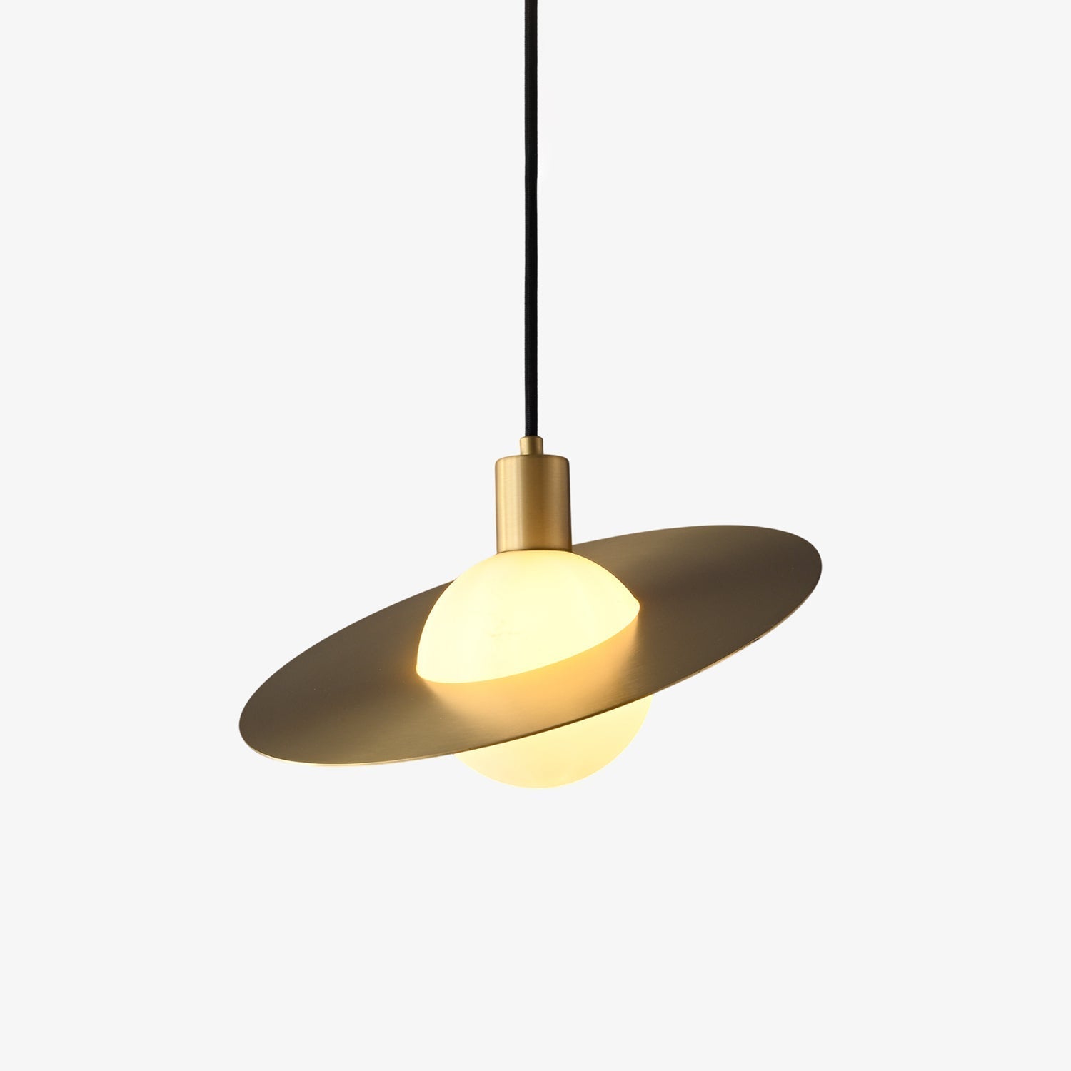 Orionis Premium Nordic Art Brass Glass Pendant Lamp