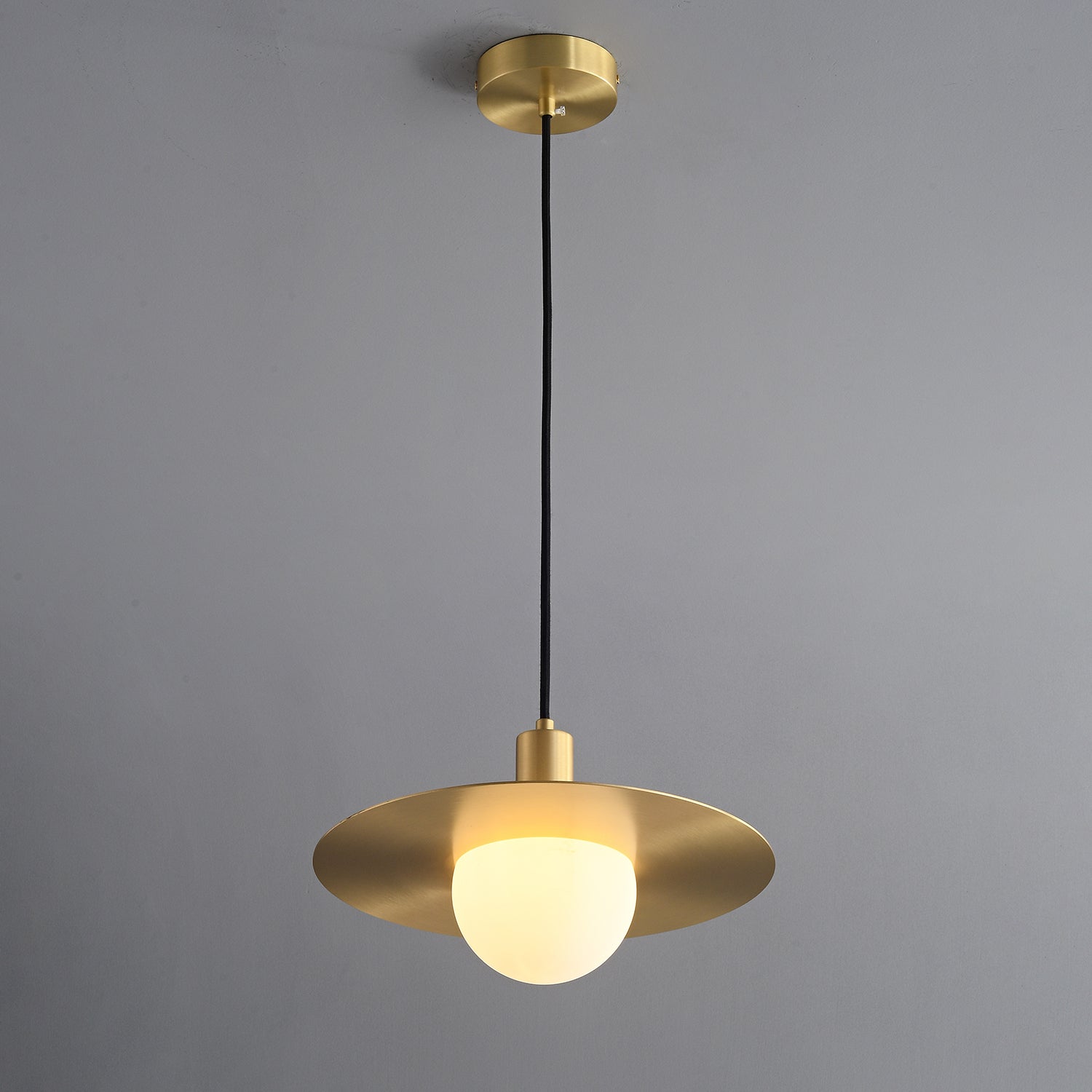 Orionis Premium Nordic Art Brass Glass Pendant Lamp