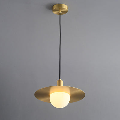 Orionis Premium Nordic Art Brass Glass Pendant Lamp