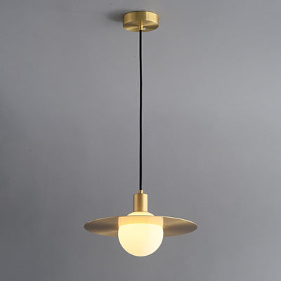 Orionis Premium Nordic Art Brass Glass Pendant Lamp