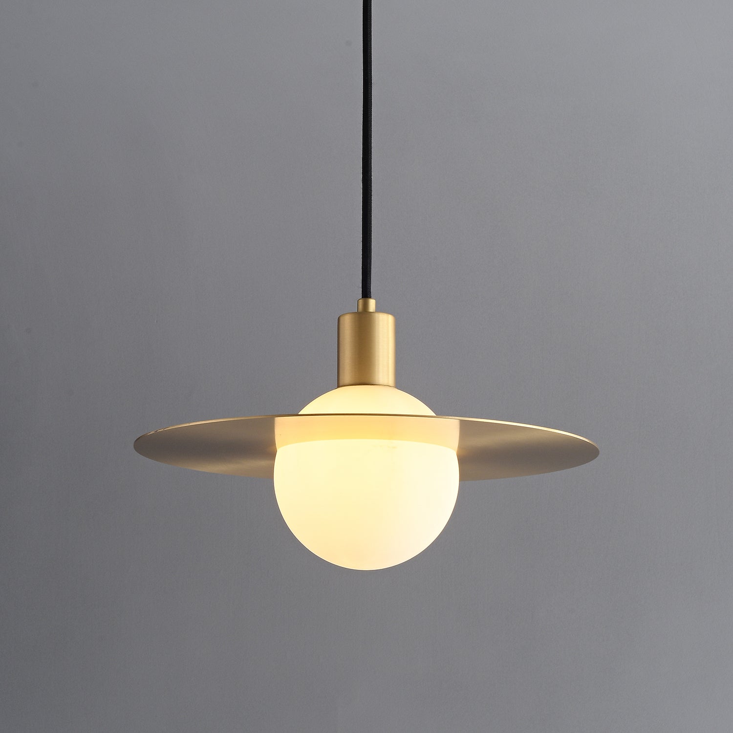 Orionis Premium Nordic Art Brass Glass Pendant Lamp