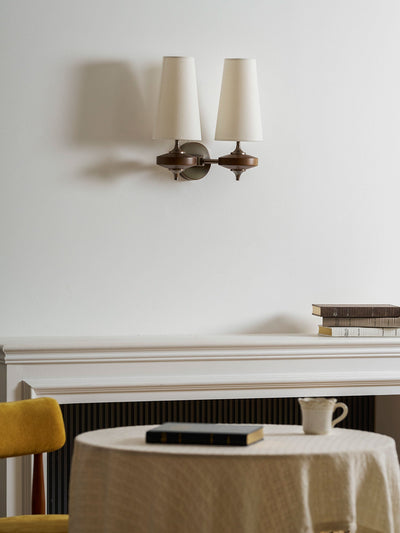 Ravenvale Twin Shade Indoor Wall Light