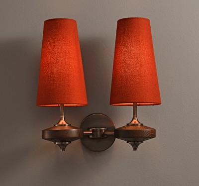 Ravenvale Twin Shade Indoor Wall Light