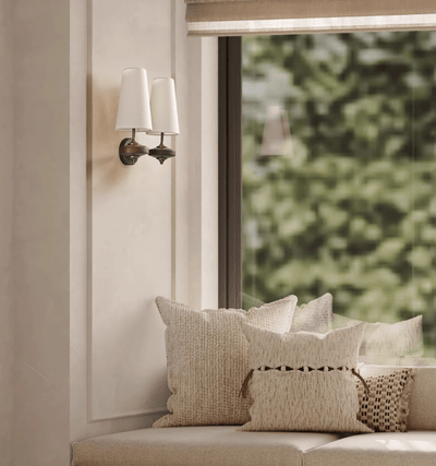 Ravenvale Twin Shade Indoor Wall Light