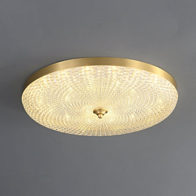 Orlena Modern Minimalist Brass Acrylic Ceiling Lamp