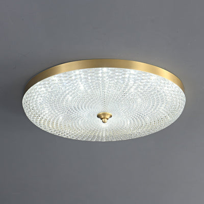 Orlena Modern Minimalist Brass Acrylic Ceiling Lamp