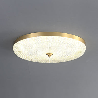Orlena Modern Minimalist Brass Acrylic Ceiling Lamp