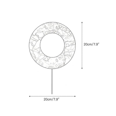 Vantheori Red Marble Plug-in Sconce