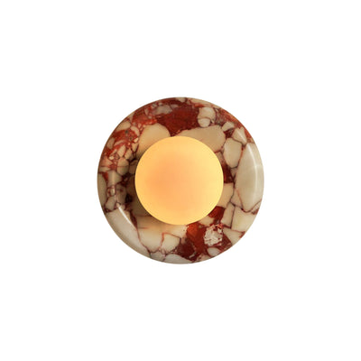 Westley Red Marble Indoor Wall Light